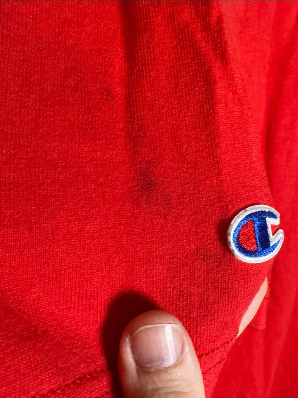 Champion Vintage Mens Red Spaceship Planetary Moon Saturn T-Shirt Size Medium - Picture 6 of 8